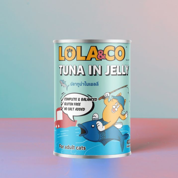 Lola & Co Cat Can Tuna in Jelly 400g (Pack of 2)